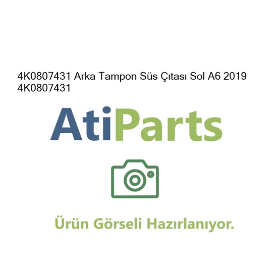 4K0807431 Arka Tampon Süs Çıtası Sol A6 2019   4K0807431