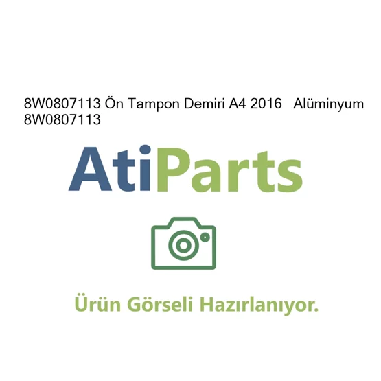 8W0807113 Ön Tampon Demiri A4 2016   Alüminyum 8W0807113