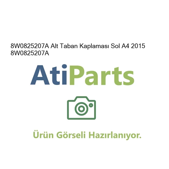 8W0825207A Alt Taban Kaplaması Sol A4 2015   8W0825207A